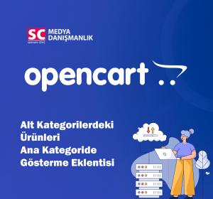 Opencart Alt Kategorilerdeki Ürünleri Ana Kategoride Gösterme Eklentisi